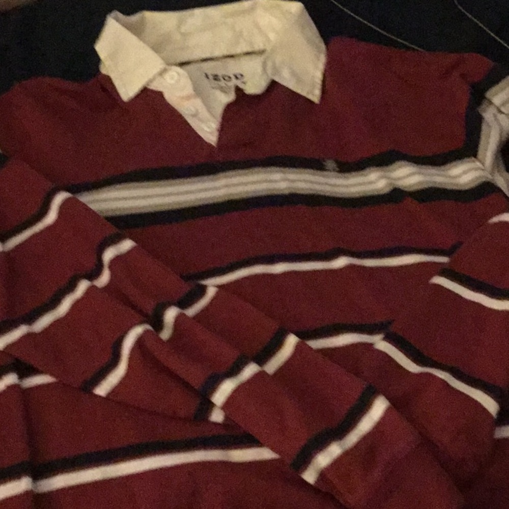 Men’s Izod long sleeve polo shirt